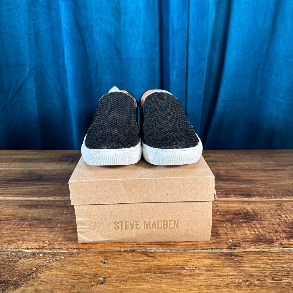 NIB Steve Madden Align Slip On Loafers Shoes Black Size 7